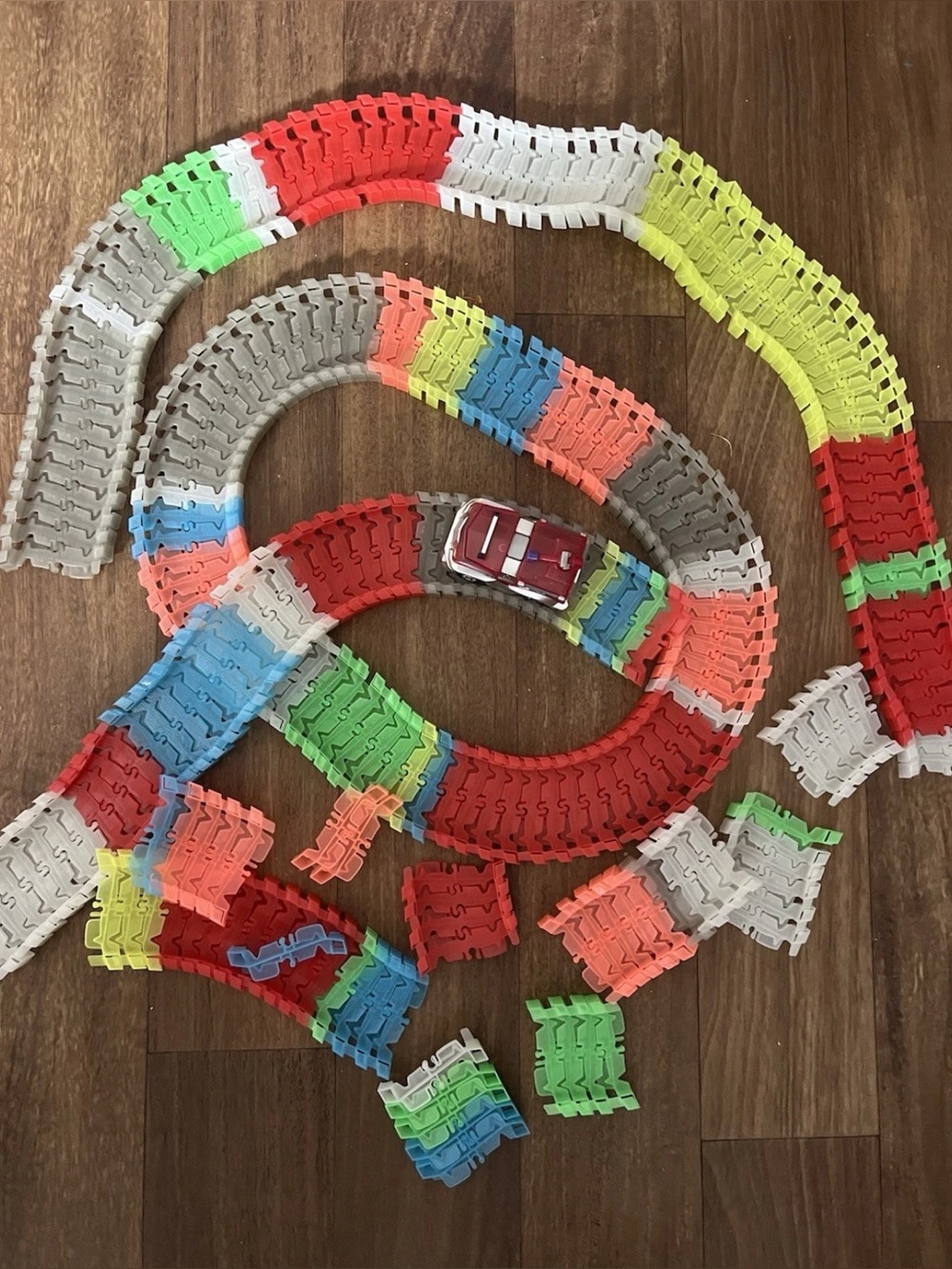 Lot Of Magic Tracks Flexible Race Track And 1 Car